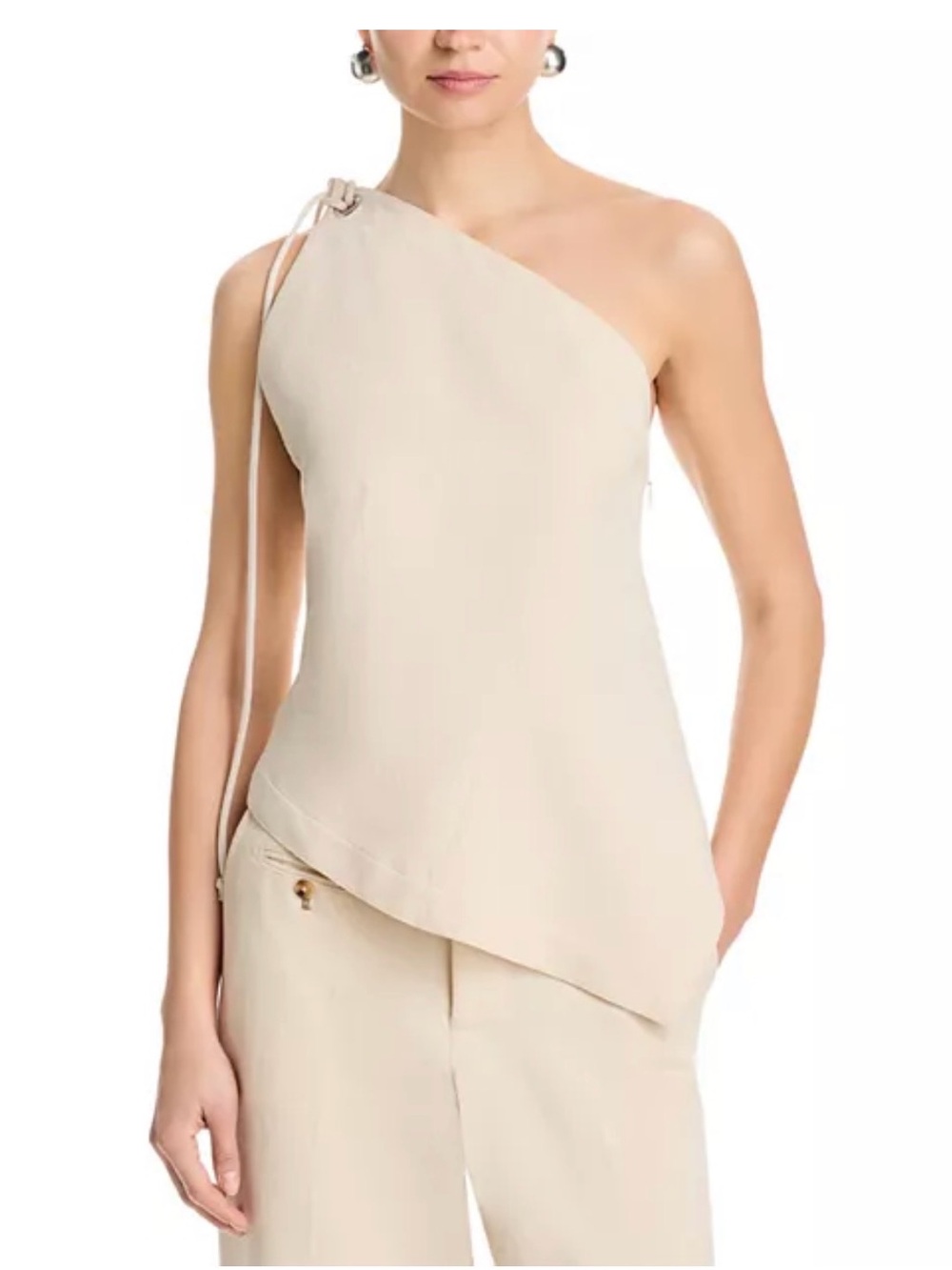 Helmut Lang Asymmetric Sailor Top